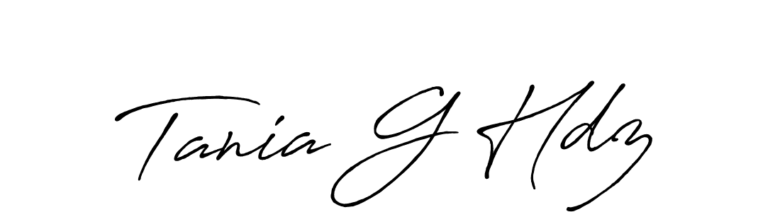 Make a beautiful signature design for name Tania G Hdz. Use this online signature maker to create a handwritten signature for free. Tania G Hdz signature style 7 images and pictures png