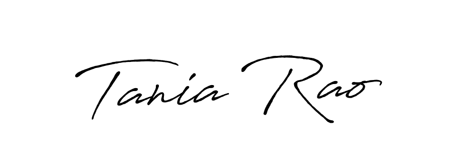 Make a beautiful signature design for name Tania Rao. With this signature (Antro_Vectra_Bolder) style, you can create a handwritten signature for free. Tania Rao signature style 7 images and pictures png