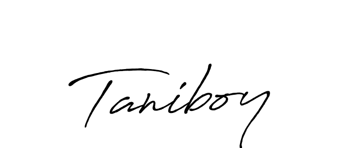 Make a beautiful signature design for name Taniboy. Use this online signature maker to create a handwritten signature for free. Taniboy signature style 7 images and pictures png