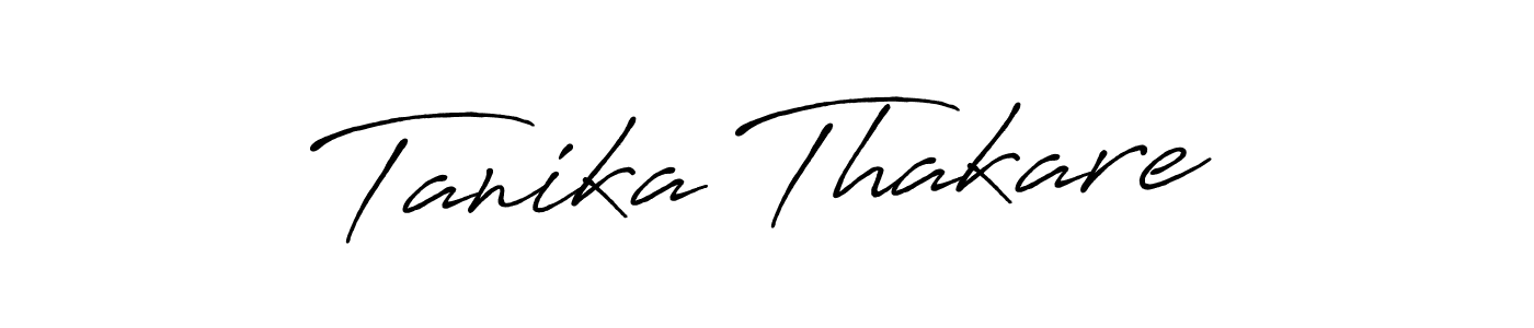 Make a beautiful signature design for name Tanika Thakare. Use this online signature maker to create a handwritten signature for free. Tanika Thakare signature style 7 images and pictures png