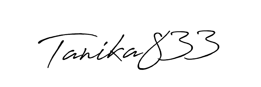 How to make Tanika833 signature? Antro_Vectra_Bolder is a professional autograph style. Create handwritten signature for Tanika833 name. Tanika833 signature style 7 images and pictures png