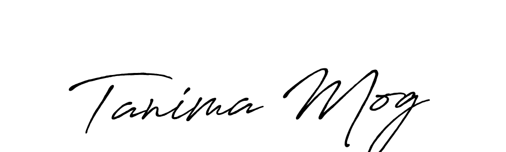 Also we have Tanima Mog name is the best signature style. Create professional handwritten signature collection using Antro_Vectra_Bolder autograph style. Tanima Mog signature style 7 images and pictures png