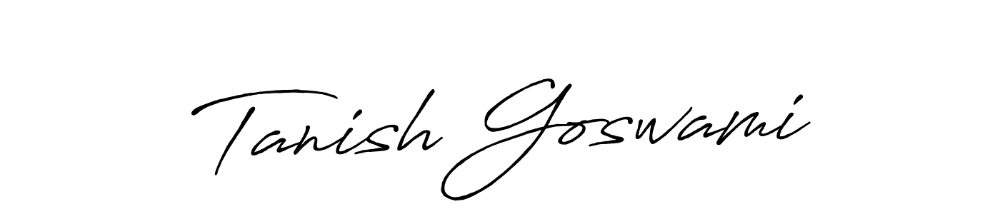 You can use this online signature creator to create a handwritten signature for the name Tanish Goswami. This is the best online autograph maker. Tanish Goswami signature style 7 images and pictures png