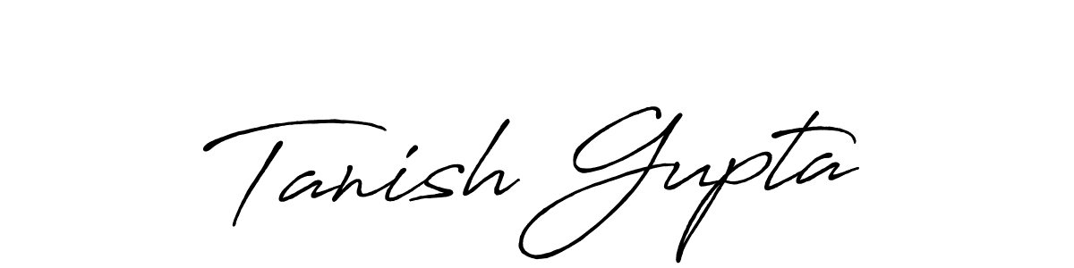 if you are searching for the best signature style for your name Tanish Gupta. so please give up your signature search. here we have designed multiple signature styles  using Antro_Vectra_Bolder. Tanish Gupta signature style 7 images and pictures png