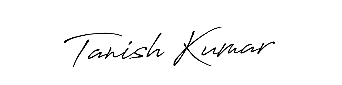 Design your own signature with our free online signature maker. With this signature software, you can create a handwritten (Antro_Vectra_Bolder) signature for name Tanish Kumar. Tanish Kumar signature style 7 images and pictures png