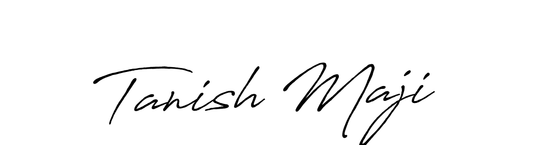 Make a beautiful signature design for name Tanish Maji. With this signature (Antro_Vectra_Bolder) style, you can create a handwritten signature for free. Tanish Maji signature style 7 images and pictures png