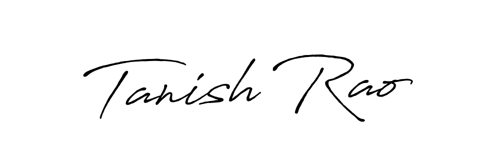 Create a beautiful signature design for name Tanish Rao. With this signature (Antro_Vectra_Bolder) fonts, you can make a handwritten signature for free. Tanish Rao signature style 7 images and pictures png