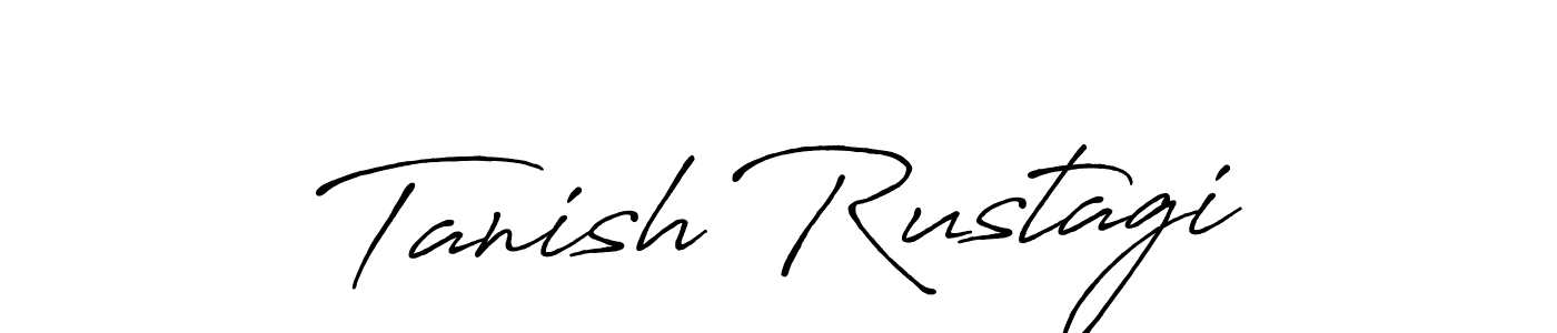 It looks lik you need a new signature style for name Tanish Rustagi. Design unique handwritten (Antro_Vectra_Bolder) signature with our free signature maker in just a few clicks. Tanish Rustagi signature style 7 images and pictures png