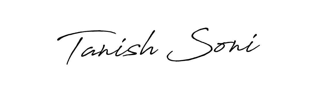 How to Draw Tanish Soni signature style? Antro_Vectra_Bolder is a latest design signature styles for name Tanish Soni. Tanish Soni signature style 7 images and pictures png