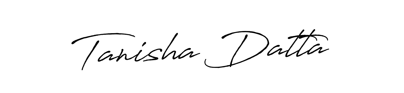 Once you've used our free online signature maker to create your best signature Antro_Vectra_Bolder style, it's time to enjoy all of the benefits that Tanisha Datta name signing documents. Tanisha Datta signature style 7 images and pictures png