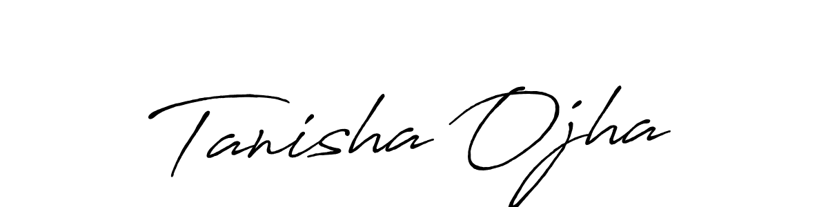 Also You can easily find your signature by using the search form. We will create Tanisha Ojha name handwritten signature images for you free of cost using Antro_Vectra_Bolder sign style. Tanisha Ojha signature style 7 images and pictures png