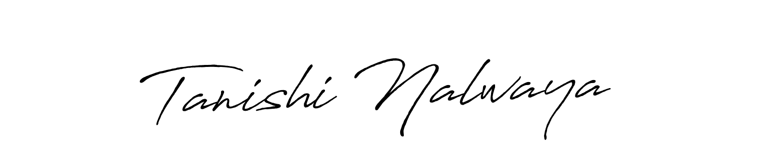 Also You can easily find your signature by using the search form. We will create Tanishi Nalwaya name handwritten signature images for you free of cost using Antro_Vectra_Bolder sign style. Tanishi Nalwaya signature style 7 images and pictures png