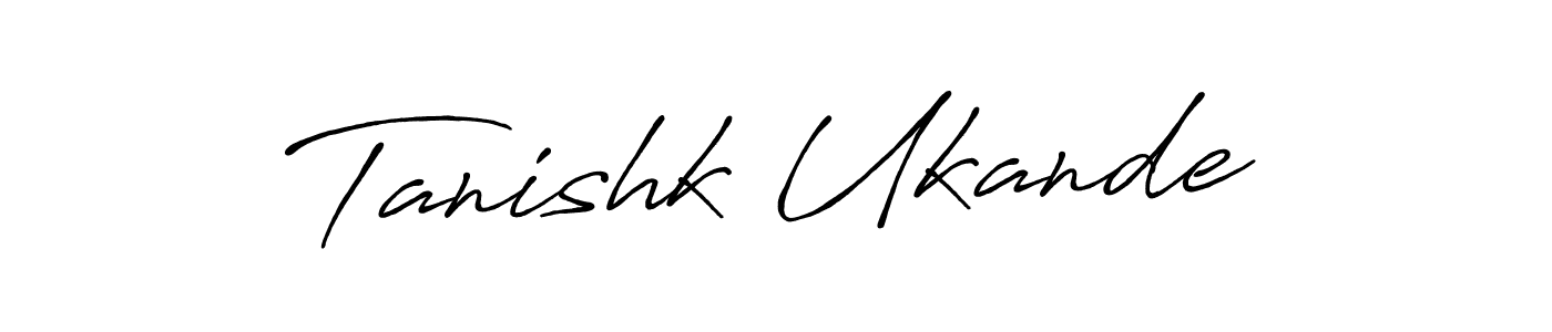 Also You can easily find your signature by using the search form. We will create Tanishk Ukande name handwritten signature images for you free of cost using Antro_Vectra_Bolder sign style. Tanishk Ukande signature style 7 images and pictures png