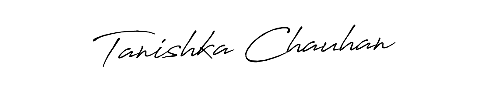 How to Draw Tanishka Chauhan signature style? Antro_Vectra_Bolder is a latest design signature styles for name Tanishka Chauhan. Tanishka Chauhan signature style 7 images and pictures png