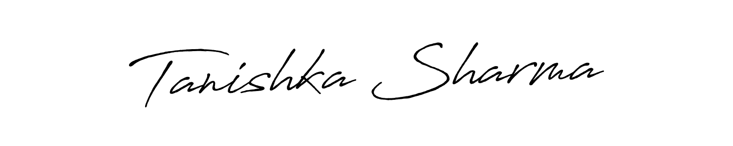 Make a beautiful signature design for name Tanishka Sharma. Use this online signature maker to create a handwritten signature for free. Tanishka Sharma signature style 7 images and pictures png