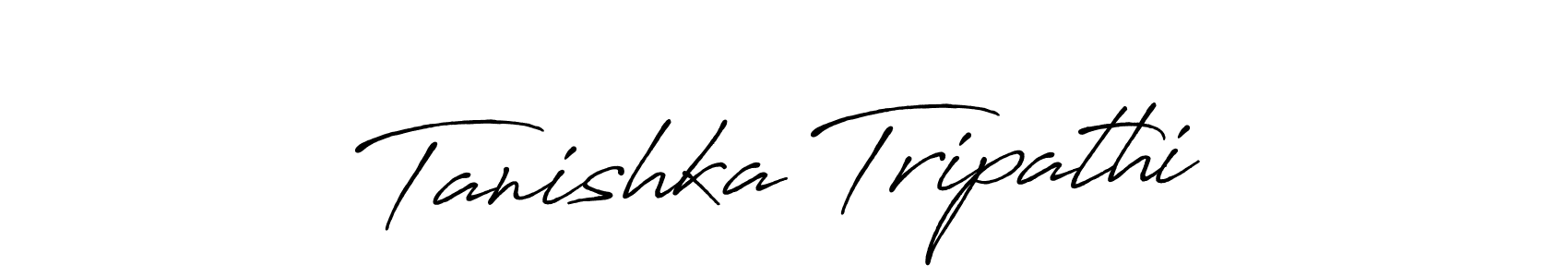 Similarly Antro_Vectra_Bolder is the best handwritten signature design. Signature creator online .You can use it as an online autograph creator for name Tanishka Tripathi. Tanishka Tripathi signature style 7 images and pictures png