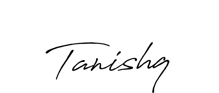 Design your own signature with our free online signature maker. With this signature software, you can create a handwritten (Antro_Vectra_Bolder) signature for name Tanishq. Tanishq signature style 7 images and pictures png