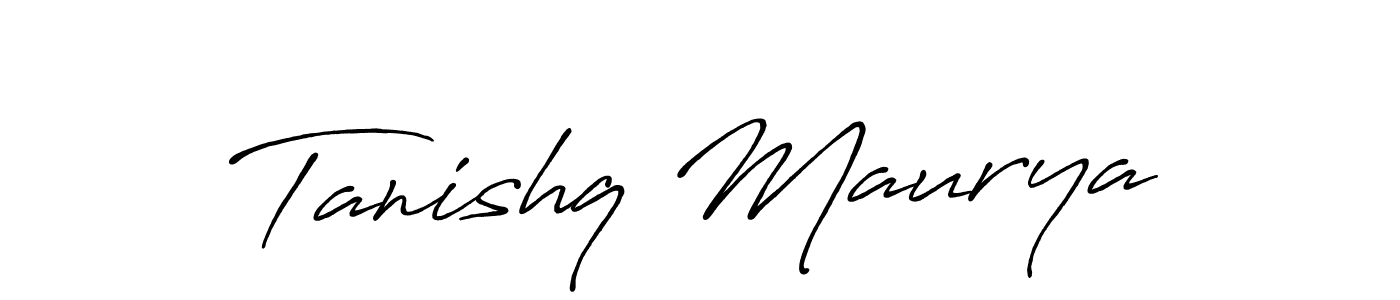 Make a beautiful signature design for name Tanishq Maurya. Use this online signature maker to create a handwritten signature for free. Tanishq Maurya signature style 7 images and pictures png