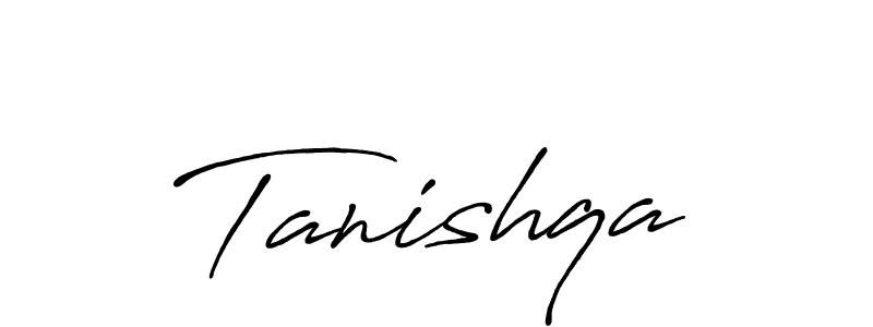 How to make Tanishqa signature? Antro_Vectra_Bolder is a professional autograph style. Create handwritten signature for Tanishqa name. Tanishqa signature style 7 images and pictures png