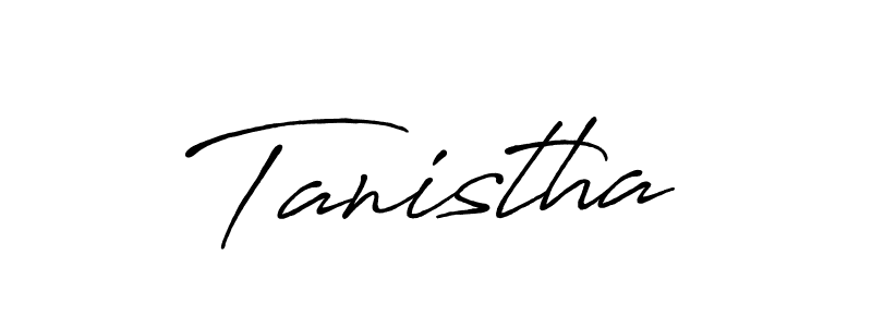 Once you've used our free online signature maker to create your best signature Antro_Vectra_Bolder style, it's time to enjoy all of the benefits that Tanistha name signing documents. Tanistha signature style 7 images and pictures png