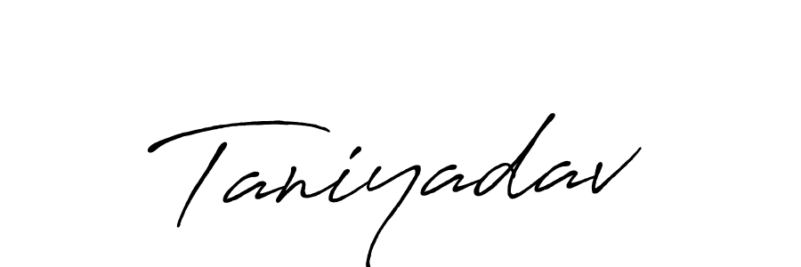 How to Draw Taniyadav signature style? Antro_Vectra_Bolder is a latest design signature styles for name Taniyadav. Taniyadav signature style 7 images and pictures png