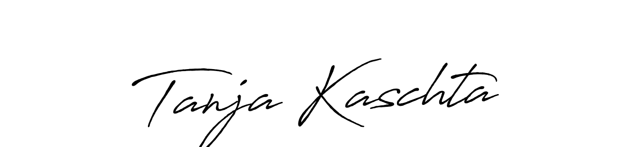 You should practise on your own different ways (Antro_Vectra_Bolder) to write your name (Tanja Kaschta) in signature. don't let someone else do it for you. Tanja Kaschta signature style 7 images and pictures png