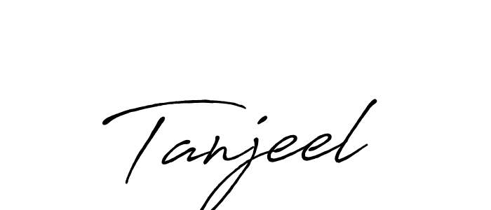 Make a beautiful signature design for name Tanjeel. Use this online signature maker to create a handwritten signature for free. Tanjeel signature style 7 images and pictures png