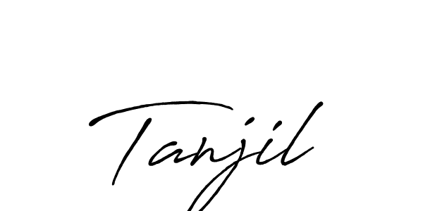 It looks lik you need a new signature style for name Tanjil. Design unique handwritten (Antro_Vectra_Bolder) signature with our free signature maker in just a few clicks. Tanjil signature style 7 images and pictures png
