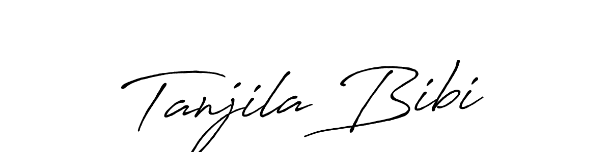 Similarly Antro_Vectra_Bolder is the best handwritten signature design. Signature creator online .You can use it as an online autograph creator for name Tanjila Bibi. Tanjila Bibi signature style 7 images and pictures png