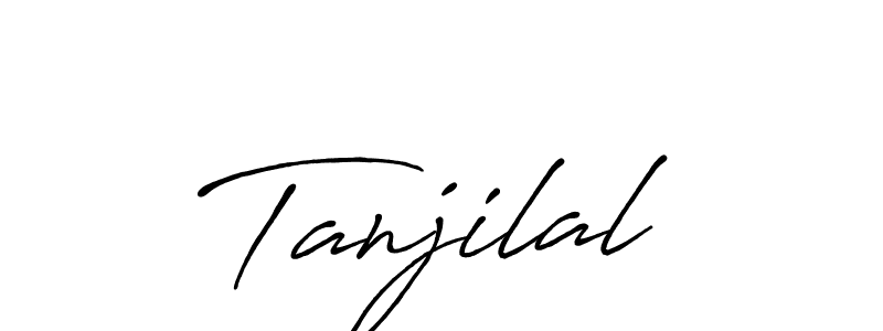 The best way (Antro_Vectra_Bolder) to make a short signature is to pick only two or three words in your name. The name Tanjilal include a total of six letters. For converting this name. Tanjilal signature style 7 images and pictures png