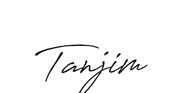 Make a beautiful signature design for name Tanjim. With this signature (Antro_Vectra_Bolder) style, you can create a handwritten signature for free. Tanjim signature style 7 images and pictures png