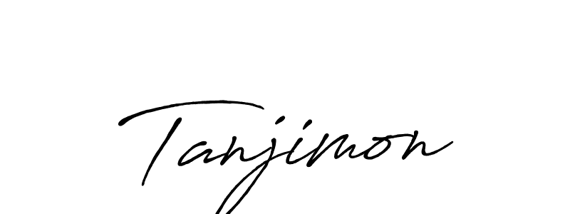 if you are searching for the best signature style for your name Tanjimon. so please give up your signature search. here we have designed multiple signature styles  using Antro_Vectra_Bolder. Tanjimon signature style 7 images and pictures png