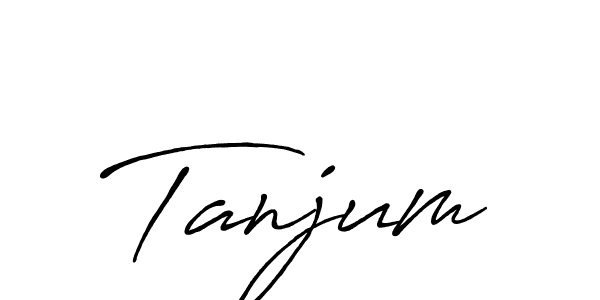 Best and Professional Signature Style for Tanjum. Antro_Vectra_Bolder Best Signature Style Collection. Tanjum signature style 7 images and pictures png