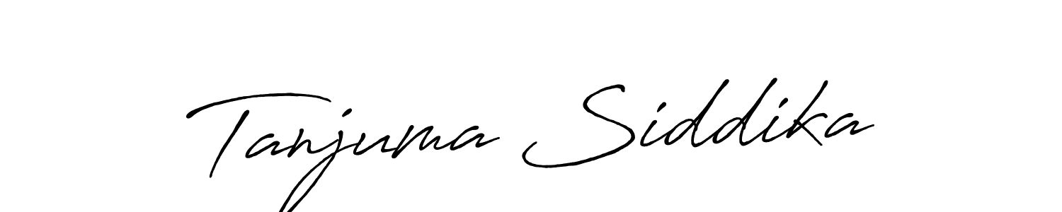 You can use this online signature creator to create a handwritten signature for the name Tanjuma Siddika. This is the best online autograph maker. Tanjuma Siddika signature style 7 images and pictures png