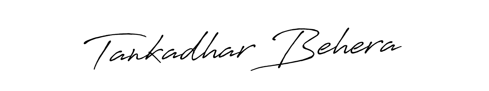 You can use this online signature creator to create a handwritten signature for the name Tankadhar Behera. This is the best online autograph maker. Tankadhar Behera signature style 7 images and pictures png