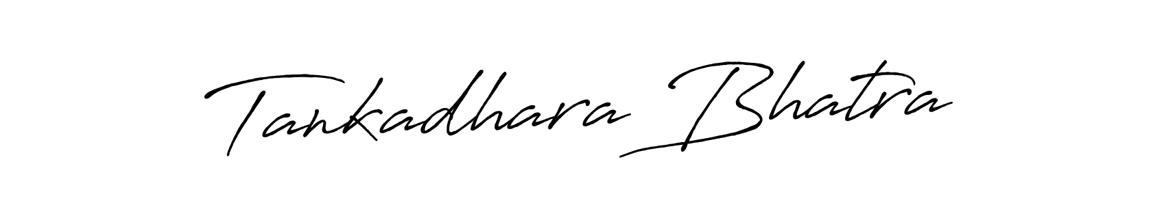 Create a beautiful signature design for name Tankadhara Bhatra. With this signature (Antro_Vectra_Bolder) fonts, you can make a handwritten signature for free. Tankadhara Bhatra signature style 7 images and pictures png