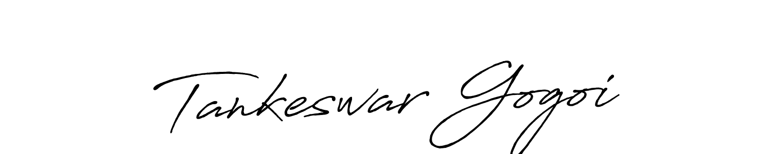 This is the best signature style for the Tankeswar Gogoi name. Also you like these signature font (Antro_Vectra_Bolder). Mix name signature. Tankeswar Gogoi signature style 7 images and pictures png