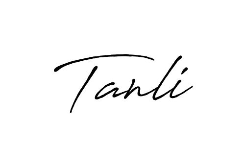It looks lik you need a new signature style for name Tanli. Design unique handwritten (Antro_Vectra_Bolder) signature with our free signature maker in just a few clicks. Tanli signature style 7 images and pictures png