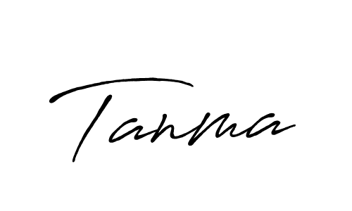 Create a beautiful signature design for name Tanma. With this signature (Antro_Vectra_Bolder) fonts, you can make a handwritten signature for free. Tanma signature style 7 images and pictures png