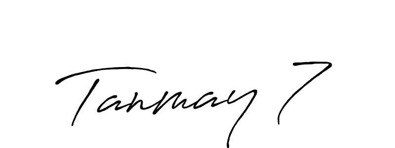 Here are the top 10 professional signature styles for the name Tanmay 7. These are the best autograph styles you can use for your name. Tanmay 7 signature style 7 images and pictures png