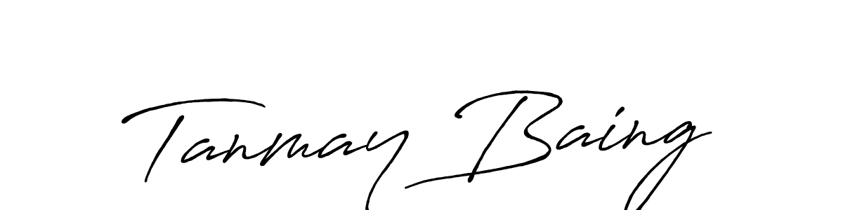 Similarly Antro_Vectra_Bolder is the best handwritten signature design. Signature creator online .You can use it as an online autograph creator for name Tanmay Baing. Tanmay Baing signature style 7 images and pictures png