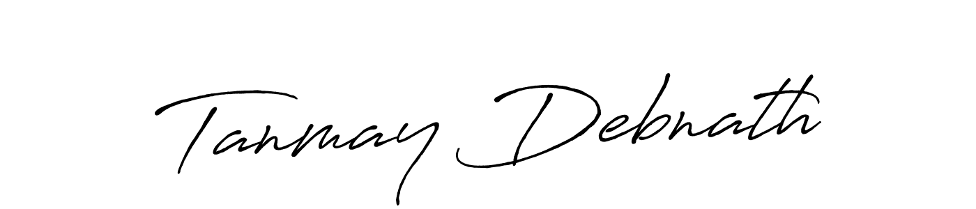 It looks lik you need a new signature style for name Tanmay Debnath. Design unique handwritten (Antro_Vectra_Bolder) signature with our free signature maker in just a few clicks. Tanmay Debnath signature style 7 images and pictures png