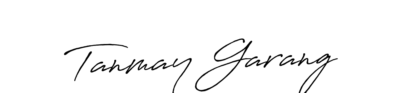 Design your own signature with our free online signature maker. With this signature software, you can create a handwritten (Antro_Vectra_Bolder) signature for name Tanmay Garang. Tanmay Garang signature style 7 images and pictures png