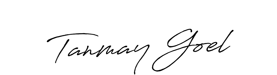 Make a short Tanmay Goel signature style. Manage your documents anywhere anytime using Antro_Vectra_Bolder. Create and add eSignatures, submit forms, share and send files easily. Tanmay Goel signature style 7 images and pictures png