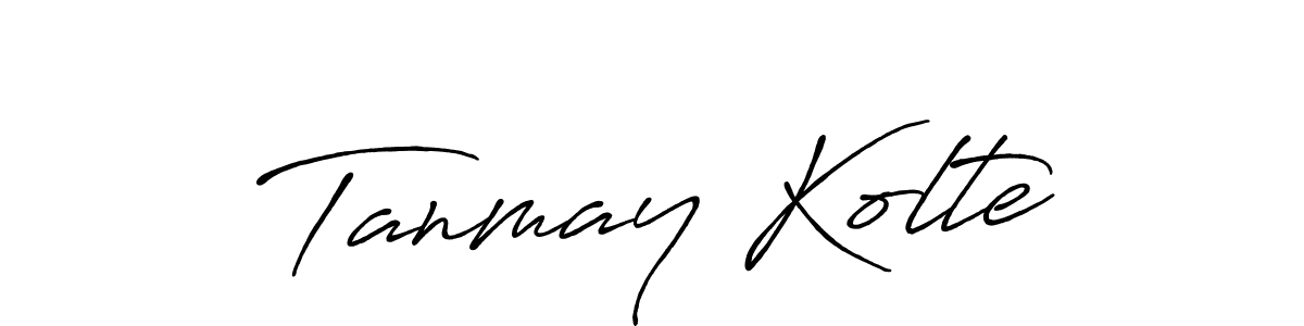 Make a short Tanmay Kolte signature style. Manage your documents anywhere anytime using Antro_Vectra_Bolder. Create and add eSignatures, submit forms, share and send files easily. Tanmay Kolte signature style 7 images and pictures png