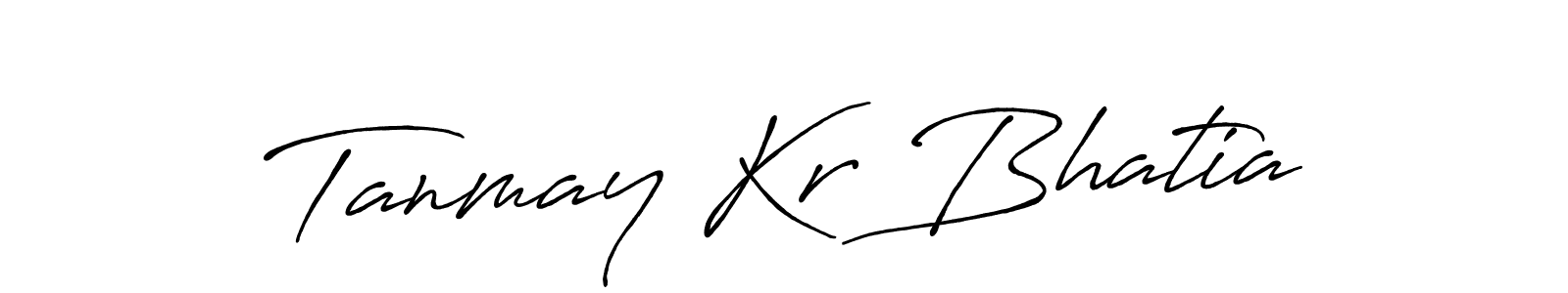 Make a beautiful signature design for name Tanmay Kr Bhatia. Use this online signature maker to create a handwritten signature for free. Tanmay Kr Bhatia signature style 7 images and pictures png
