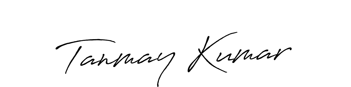 Use a signature maker to create a handwritten signature online. With this signature software, you can design (Antro_Vectra_Bolder) your own signature for name Tanmay Kumar. Tanmay Kumar signature style 7 images and pictures png