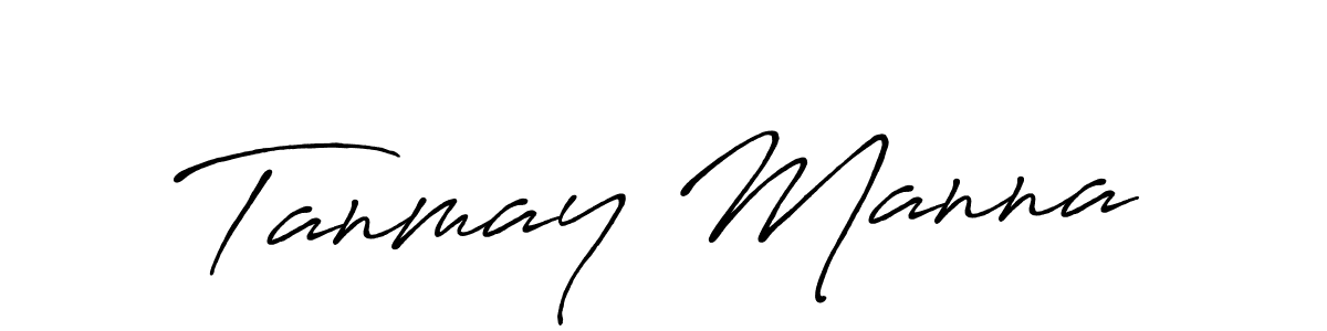 Tanmay Manna stylish signature style. Best Handwritten Sign (Antro_Vectra_Bolder) for my name. Handwritten Signature Collection Ideas for my name Tanmay Manna. Tanmay Manna signature style 7 images and pictures png