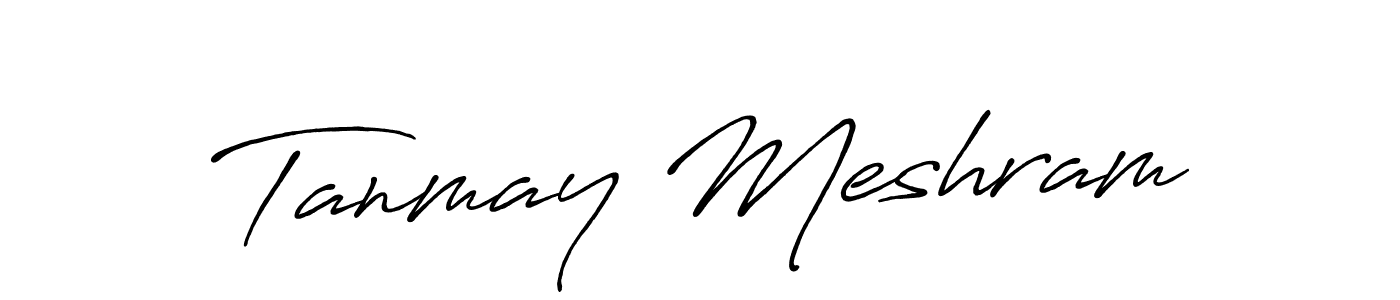 Similarly Antro_Vectra_Bolder is the best handwritten signature design. Signature creator online .You can use it as an online autograph creator for name Tanmay Meshram. Tanmay Meshram signature style 7 images and pictures png