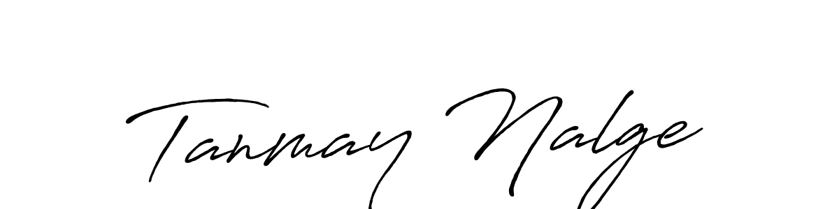 Also You can easily find your signature by using the search form. We will create Tanmay Nalge name handwritten signature images for you free of cost using Antro_Vectra_Bolder sign style. Tanmay Nalge signature style 7 images and pictures png